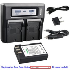 Kastar Battery Dual LCD Fast Charger for EN-EL9 MH-23 Nikon D5000 DSLR Camera