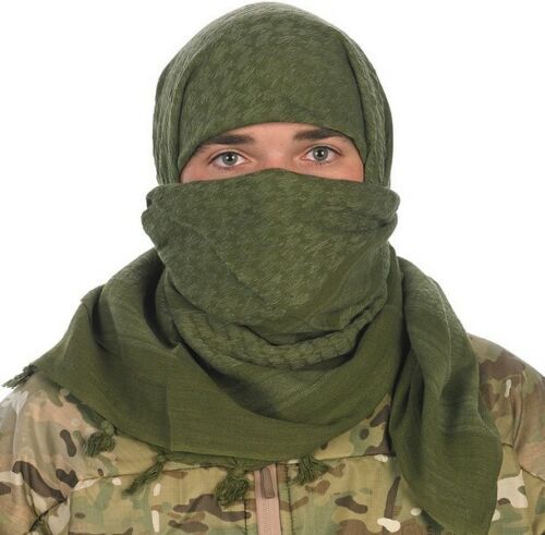 Shemagh Militaire Écharpe Militaire Shemagh 100% Coton - Keffiyeh