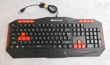 iBuyPower GKB100 Black Red Gaming Keyboard