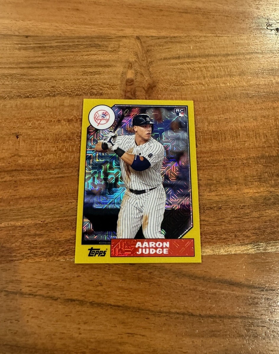 Aaron Judge 2017 Topps Silver Pack Chrome Gold Refractor /50 NRMT+