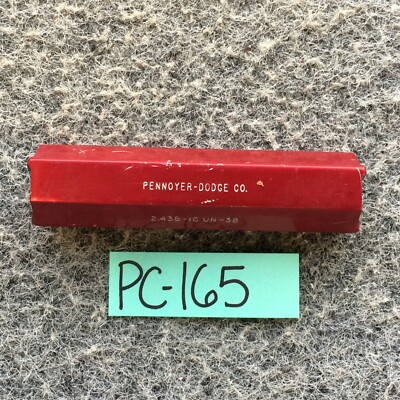 2 7/16 16 UN 3B THREAD PLUG GAGE 2.4375 GO NO GO PD'S = 2.3974 & 2.4028 HANDLE