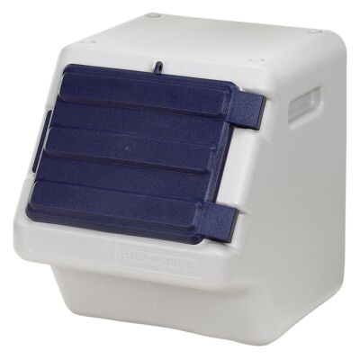 Bergan Stack-N-Stor 65 Pet Food Storage Unit Medium Gray / Blue 15.25  x 17.75  