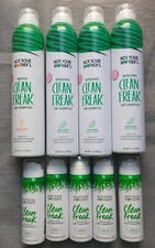 9 Not Your Mother's Clean Freak Dry Shampoo Variety Fresh Citrus Original Sugar 