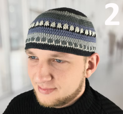 Skullcap Joe Zawinul style hat Jazz bass Musician beanie Kufi