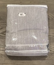 NEW Pottery Barn Windward Duvet Cover Full/Queen Pale Grey