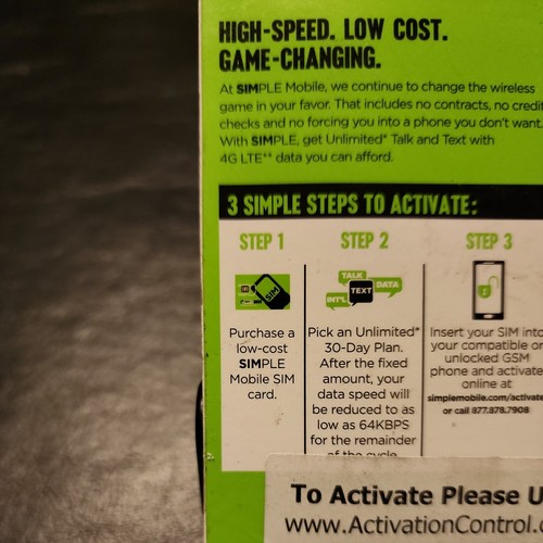 Simple Mobile BYOP Dual SIM Card for Unlocked GSM Android iPhone - Picture 4 of 12