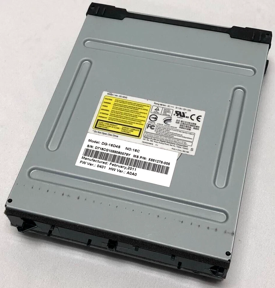 OEM Microsoft Xbox 360S Slim Philips DVDOD DG-16D4S Optical Drive DVD ROM cables - Image 4 of 4