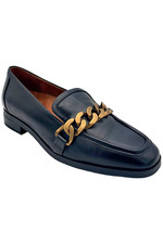 Vionic Women's Leather Chain Loafers Mizelle Black