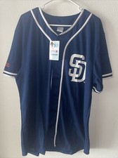 PSG San Diego Padres Jersey Adult Size XL Blue White Trim Nick Hundley #4