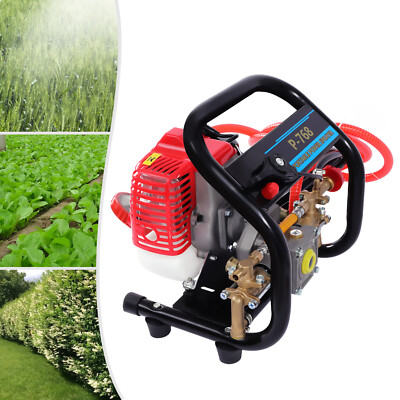 #ad 26cc High pressure Sprayer Fuel Powered Garden Sprayer Pesticide Sprayer amp; Hose $121.34