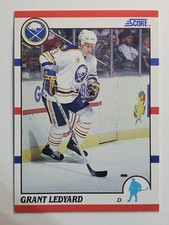 1990-91 Score #233 Grant Ledyard RC!!! ~ Buffalo Sabres ROOKIE!!!