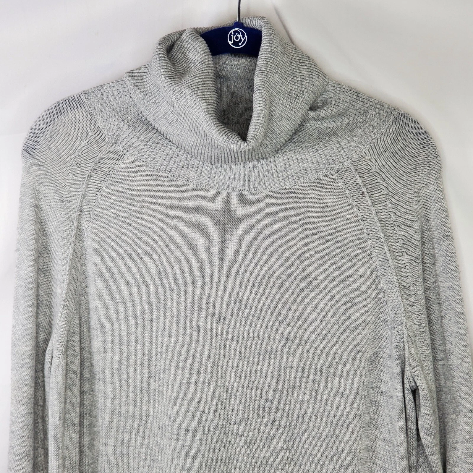 lole turtleneck cowl wool blend tunic dress sweater