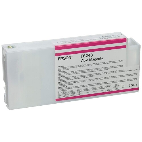 Original Epson 350ml Vivid Magenta Tinte T8243/T54X3 für SC-P6000/7000/8000/9000 - Bild 1 von 3