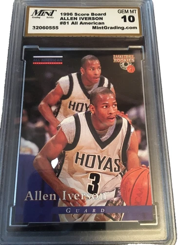 Allen Iverson Basketball Rookie Sports Trading Cards & Accessories