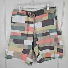 Patagonia Wavefarer Board Shorts Men's Size 34 Multicolor Beach Summer