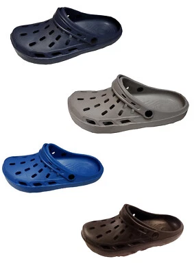 MARKENLOS Herren Clogs Badeschuhe Saunaschuhe Gartenschuhe Pantoletten Strand Sport 40-46