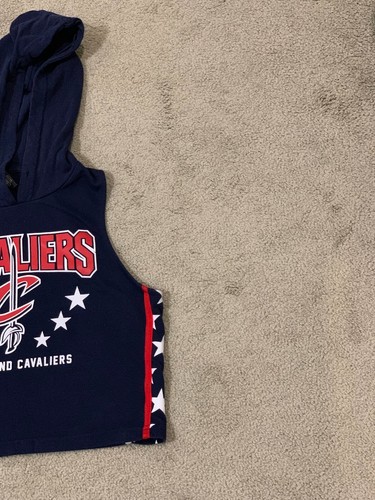 NBA Boys Sleeveless Hoodie Boys SZ Large Cleveland Cavaliers Basketball Pocket - Picture 5 of 14