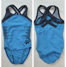 Jordan Chiles GK Elite LEOTARD Gymnastics STRAPPY Sequin Bling STRAPPY Back AXS
