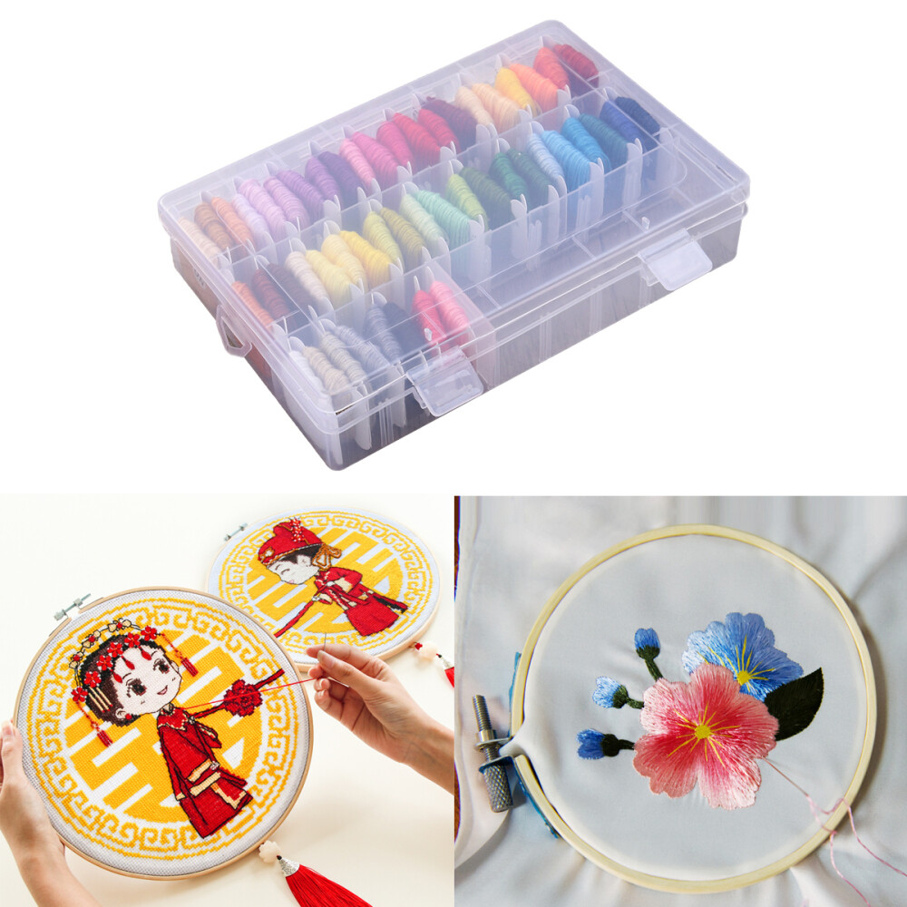 Embroidery Floss DIY Sewing Tools Bracelet Thread Kit Organizer eBay