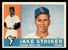 1960 Topps Baseball #169 Jake Striker VG/EX *d6