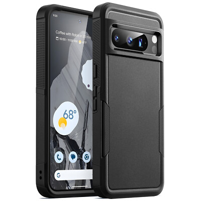 Case for Google Pixel 8 Pro 6.7-Inch 2023, Heavy Duty Dual-Layer Protection