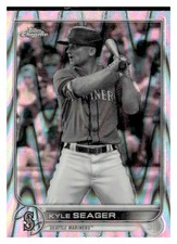 2022 Topps Chrome Sonic #131 Kyle Seager Black & White RayWave