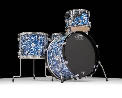 DW Design Series 4pc Frequent Flyer Kit - Blue Lightning