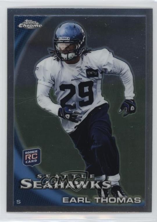 2010 Topps Chrome Earl Thomas III Earl Thomas #C135 Rookie RC 0w9z