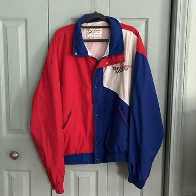 Vtg Burnham Racing Swingster Men s Zip Up Jacket USA Made Retro 90s Y2K Gorpcore