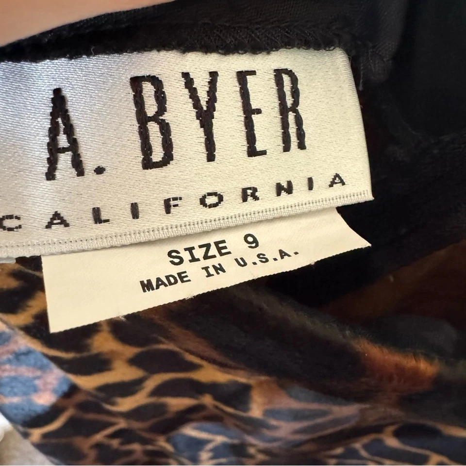 Minifalda A Byer 90s Y2K imitación piel animal estampado jirafa 9 Foto 3 de 4