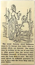 1886 Ivory Soap Advertisement Victorian Procter And Gamble Hygiene DWKK27H