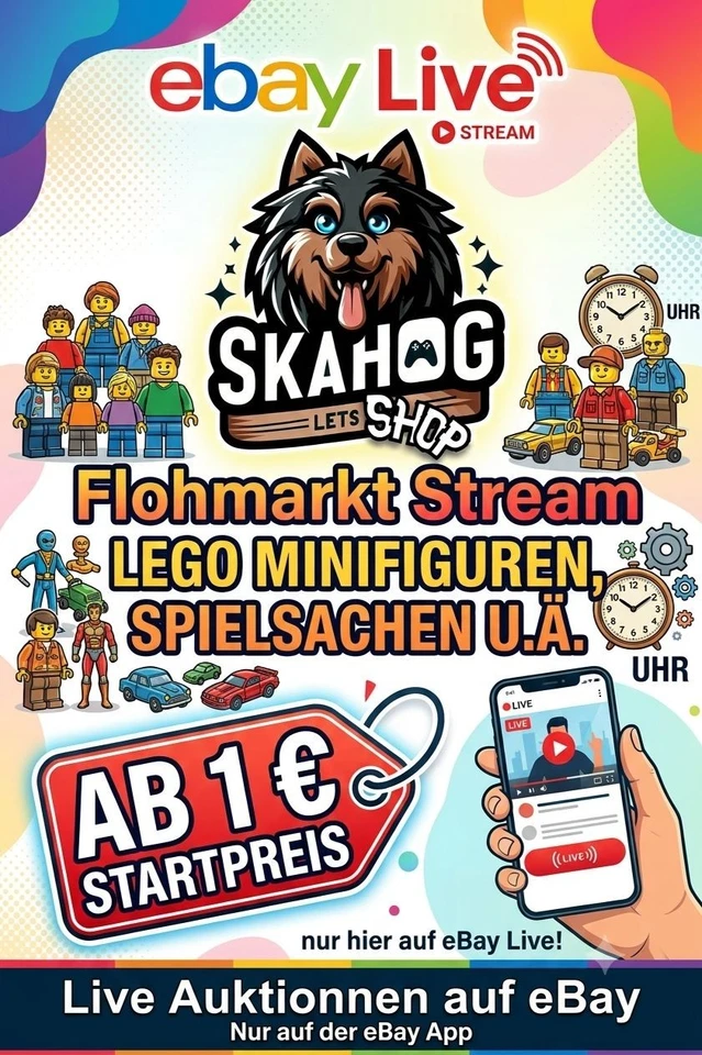 Flohmarkt Stream Spielwaren Lego Quartette u.ä. Start ab 1 €