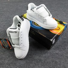 Heelys Shoes Kids Size 6 White Kolect HE01887100 Wheels Unisex Sneaker NWT