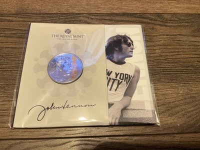 2025 John Lennon Imagine £5 Five Pound Farbmünze Brandneu.