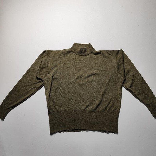 Women Jil Sander Sweater Khaki Cashmere 38 / M /
