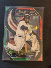 2025 Panini Select #148 Manny Ramirez Red and Green Ice Prizms