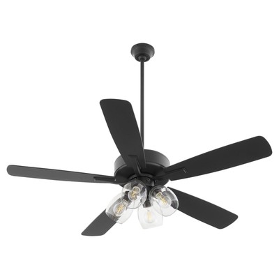 Quorum Lighting 4525-04159 Ovation - 5 Blade Ceiling Fan with 4 Light Kit-12.5