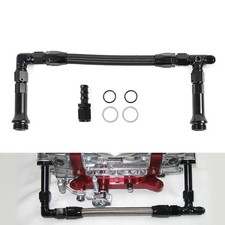 An6 Fuel Line Kit 34-45 Fit For Holley 4150 Carburetor Dual Feed Double Pumper