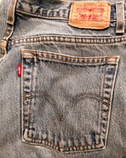 Vintage Levi s 550 Relaxed Tapered Jeans Size 14L 100 Cotton Mexico Made