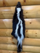 Skunk Fur, Soft Tanned Pelt, 1 Quality, Sm-L Sizes, Crafts, Leather, Sewing
