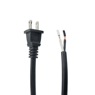 Replacement Power Cord 2 Prong,14 AWG Heavy Duty 6.46Ft Cable 110V 115V 120V ...