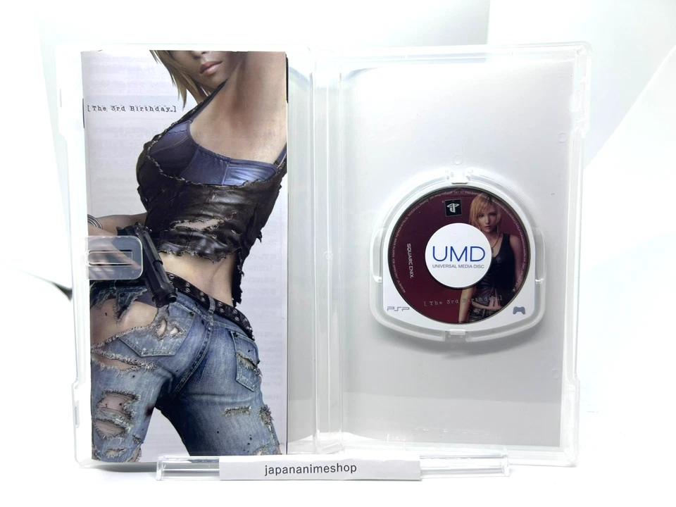 The 3rd Birthday Sony PSP PlayStation Portable Square Enix Action ｗ/Case JP 28 - Image 2 of 3