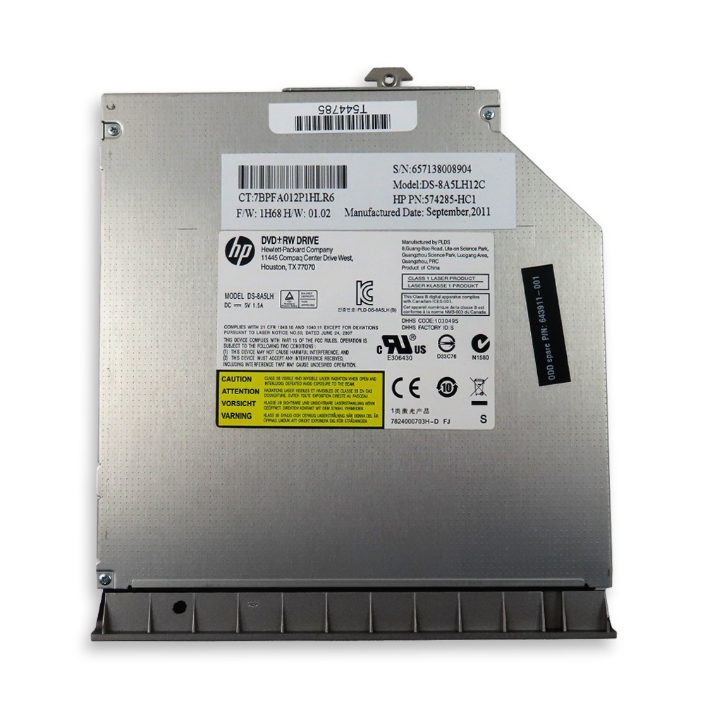 HP EliteBook 8460P SATA DVD/RW+- Super Multi Optical Drive - 643911-001