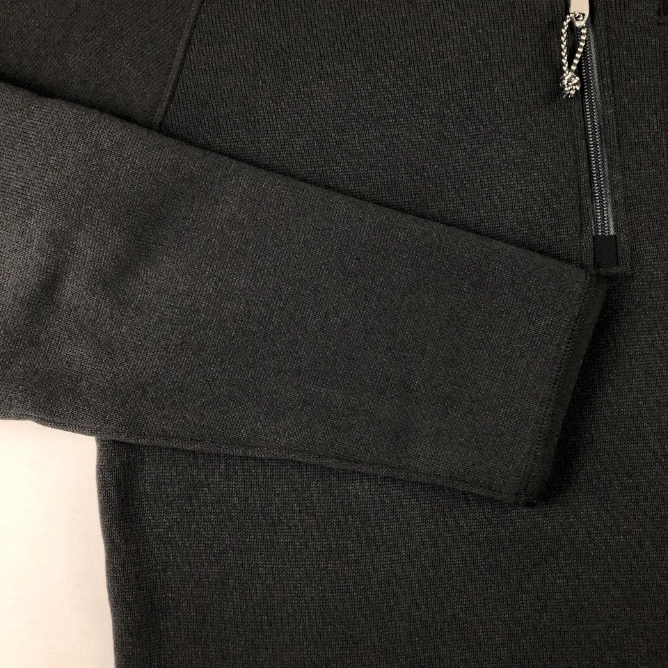 The North Face Gordon Lyons Mens Large Gray 1/2 Zip Fleece Pullover Sweater - Image 3 of 4