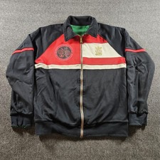Adidas Star Wars Chaqueta de Pista Para Hombre Grande Negra Verde Reversible Vader Yoda