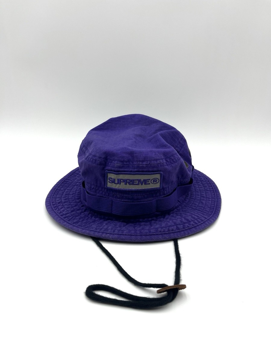 Supreme ハット Reflective Patch Boonie Supreme SS21 Reflective Patch Boonie Hat Purple SZ M/L | eBay