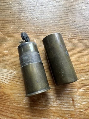 Rare Vintage Field And Stream Brass Bullet Lighter Early