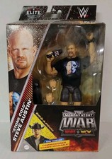 WWE Elite Monday Night War Series 4 Stone Cold Steve Austin Figure w/ BAF