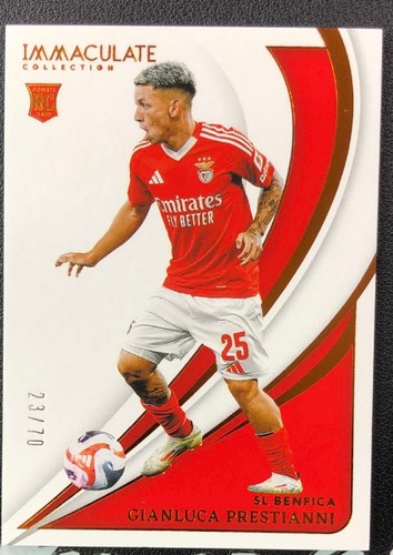 Gianluca Prestianni 2024-25 Panini Immaculate Collection Bronze 23/70 RC #42