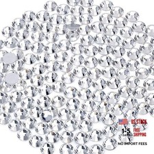 2000PCS SS20/5mm Glass Crystal Rhinestones  , Flatback SS20/5mm-2000pcs Clear
